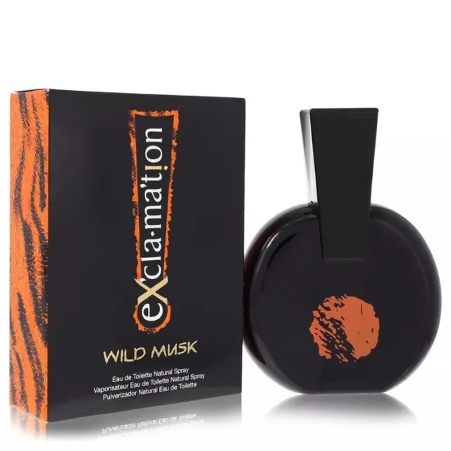 Exclamation Wild Musk Perfume By Coty Eau De Toilette Spray 3.4oz/100ml Women