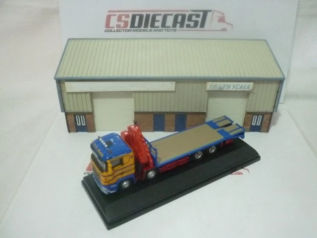 thumbnail image 2 of Oxford Diecast 1/76 Scale Scania Highline Truck – Exol Livery, Code 3 Beacon On Roof, Diecast Model 2 of 5