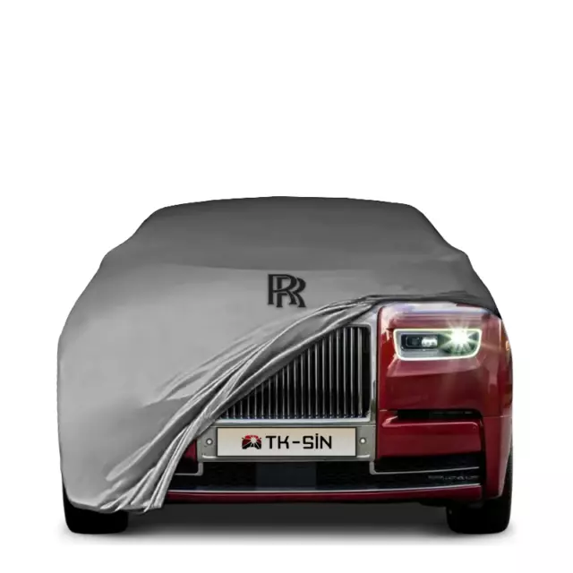 ROLLS ROYCE PHANTOM EXTENDED 7 Indoor and Garage Car Cover Logo Option DustProof