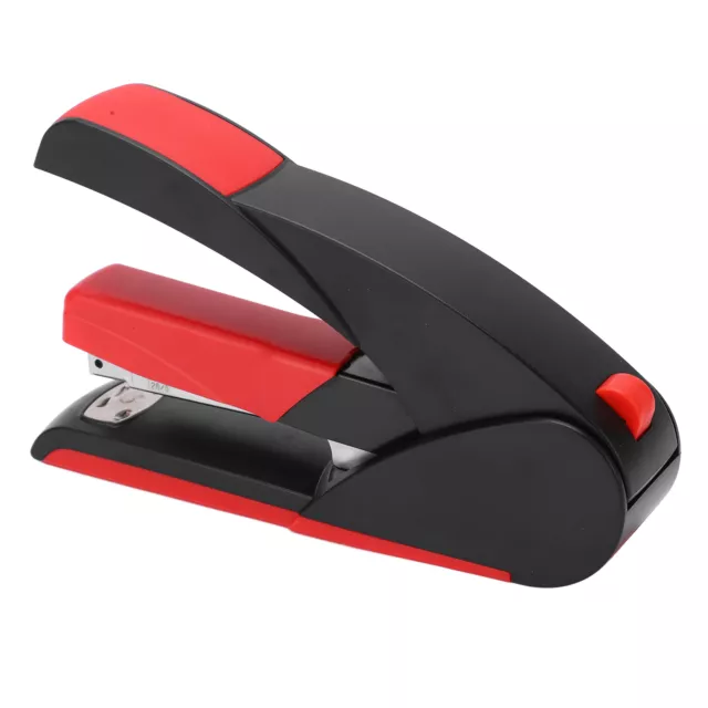(red)Mini Stapler Stapler Streamline Shape 24/6 26/6 Ergonomic With Needle 3
