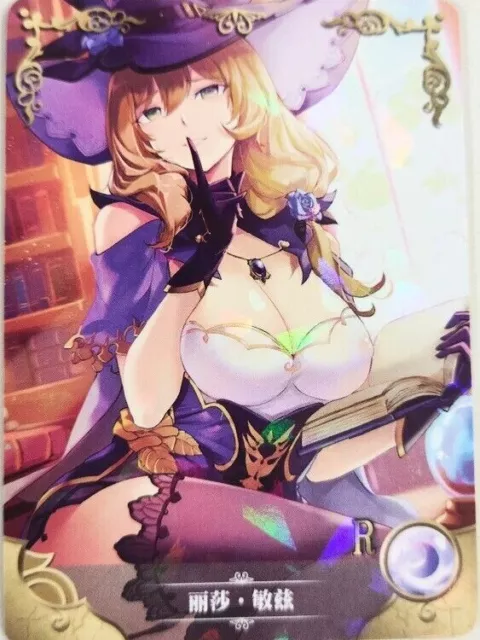 Waifu Rare Pick Your Cards Goddess Story Holo Anime Game Genshin TCG