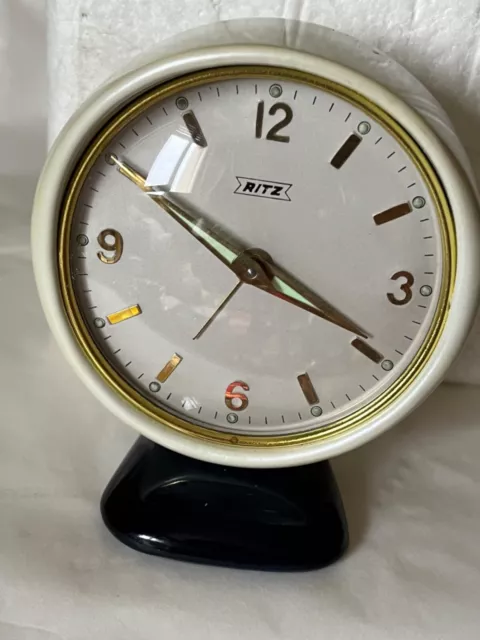 Orologio Sveglia Vintage Ritz Mod.nova Nuovo In Box Anni 60 Italy Made 2