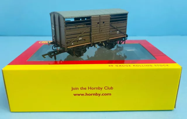 Hornby 'Oo' Stärke R6735A Sr 10 Tonnen Bullied Cattle Wagen Nr. 52503 Neu 3