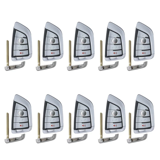 Smart Prox Fob Key Replacement for BMW X5 X6 FEM / BDC- NBGIDGNG1- 315 (10 Pack)