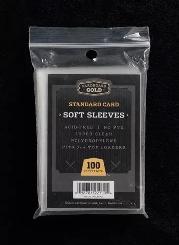 2 Cases - 20,000 Soft Poly Baseball Trading Card CBG Penny Sleeves