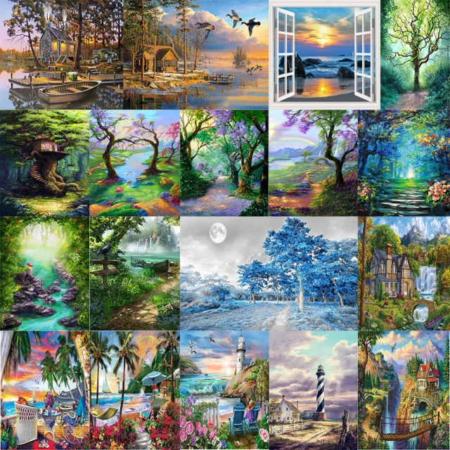 5D Full Drill DIY Diamond Painting Art Embroidery Cross Stitch Mural Home Gift