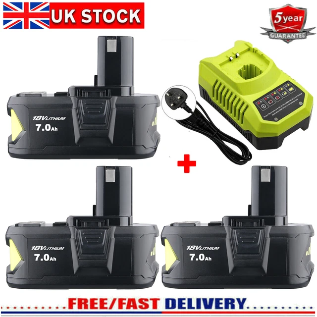 18V 8.0Ah Lithium Battery For Ryobi ONE+ P108 – High Capacity Replacement