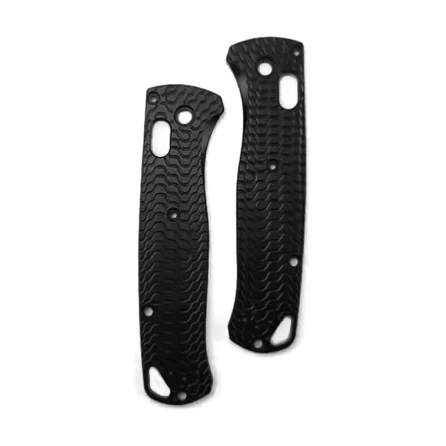 Black Brushed Custom Aluminium Alloy Scales Stripes Fit For Benchmade Bugout 535