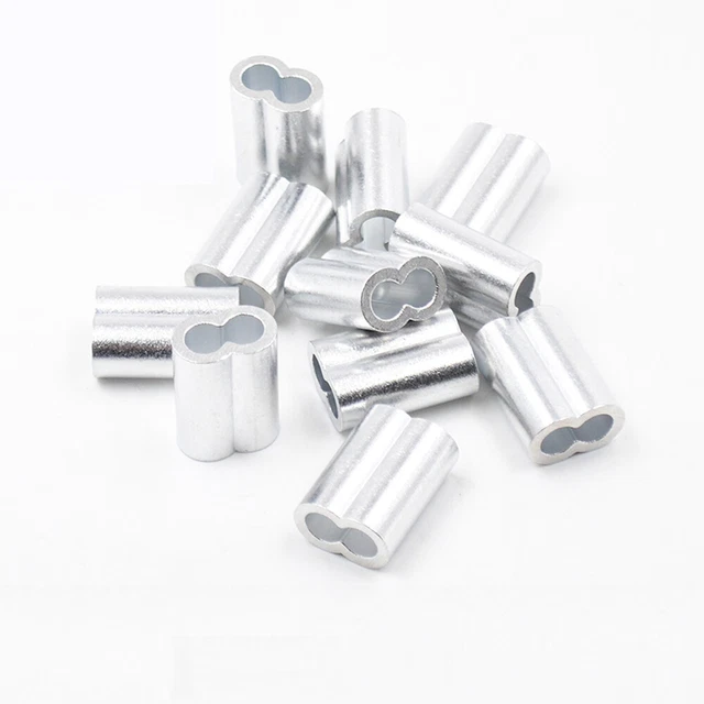 Aluminium Wire Rope Ferrules Crimping Sleeve Also For Stainless Steel Wire Cable