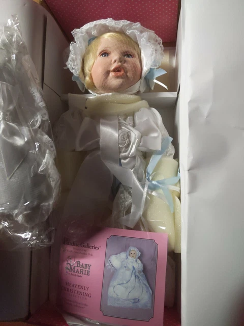 Paradise Galleries Treasury Collection Baby Marie "Heavenly Christening" NIB