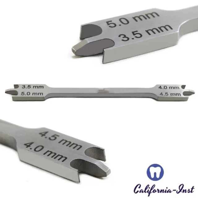 Dental Orthodontics Height Bracket Gauges 022 Measuring Guages Tool