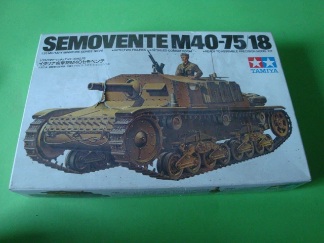Maquette 1/35 TAMIYA Ref 78 Semovente M40-75/18