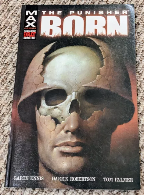 The Punisher Born Trade Paperback TPB - Marvel MAX Comics - First Printing