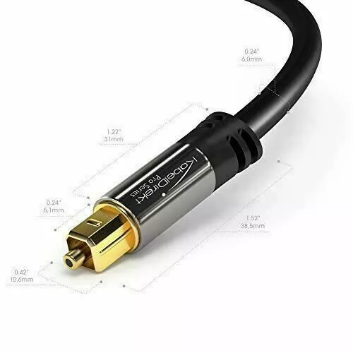 KabelDirekt – 1m câble Audio numérique Optique/câble TOSLINK (TOSLINK vers TO... 3