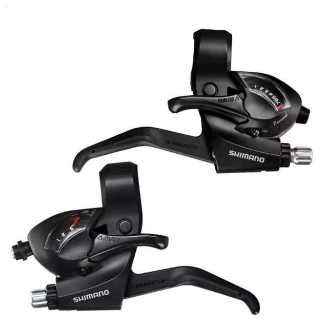 Shimano Altus ST-EF41 7 x 3 Speed Ezi Fire Shifter + Lever Set With Gear Cables