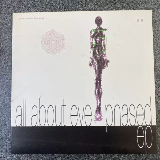 All About Eve – Phased 10" EP (1992) Limited Edition Blue Vinyl