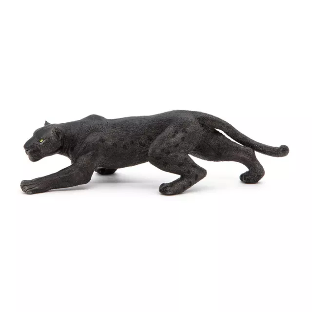 PAPO Wild Animal Kingdom Black Leopard Toy Figure, Black (50026) 3