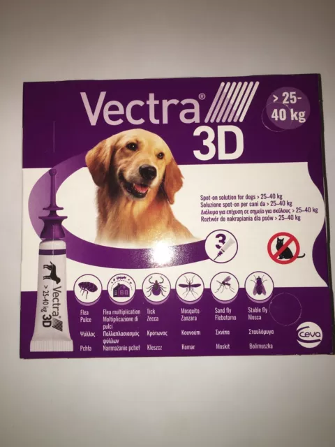 Antiparassitario Vectra 3D Ultima Generazione 25Kg-40Kg