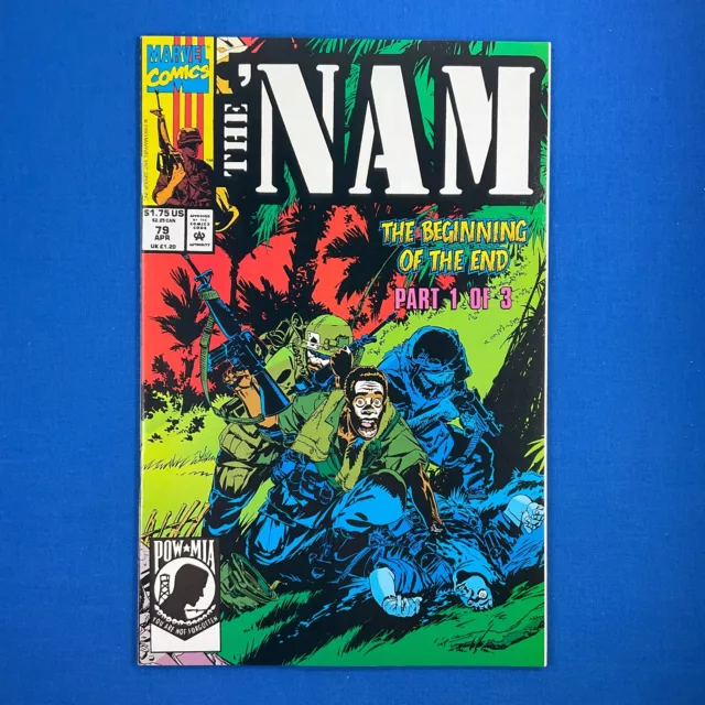 NAM #79 "Beginning of the End Part 1" Marvel Comics 1993 Vietnam War Comic Book