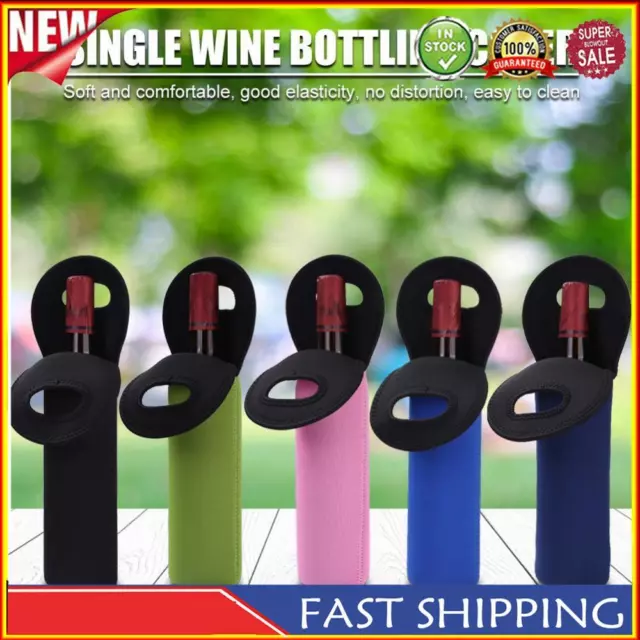 Handle Design Convenient Red Wine Bottle Cover Soft Beer Bottle Drinks Sleeve