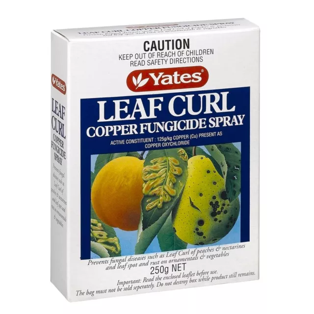 Fungicide Yates Leaf Curl Copper Spray 250G for Ornamentals and Vegetables