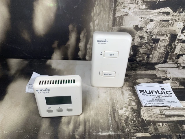 SUNVIC TLX 1206 Wireless RF Receiver Unit TLX 7506 Thermostat £59.99 -  PicClick UK