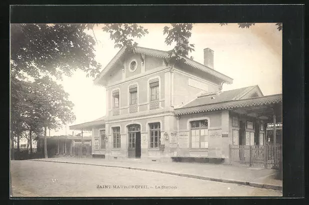 CPA Saint-Maur-Creteil, La Station, La Gare