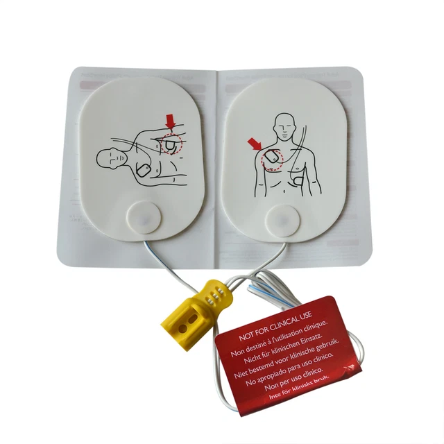 10 Pairs/lot P150 Adult Training Replacement  Pads For  AED Trainer