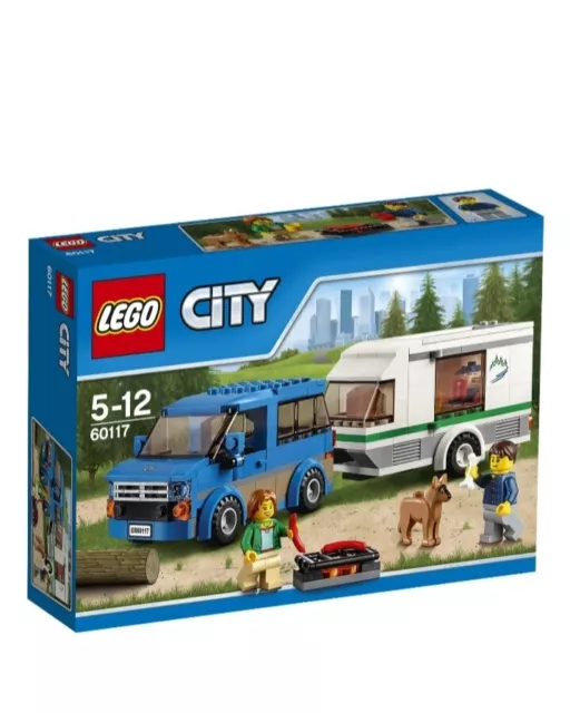 Lego City 60117  Van & Caravan Completo Con Istruzioni