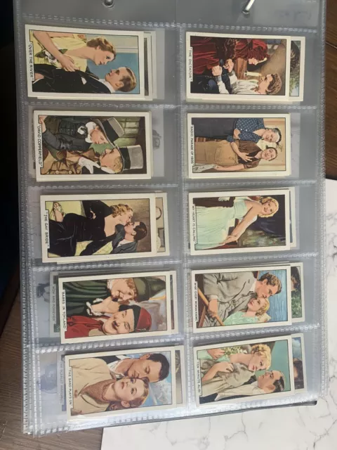 Gallaher-Full Set- Famous Film Scenes (48 Cards) - Exc+++