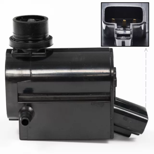 FRONT &REAR WINDSCREEN WASHER PUMP FOR TOYOTA HI-ACE STARLET PICNIC Dual Outlet