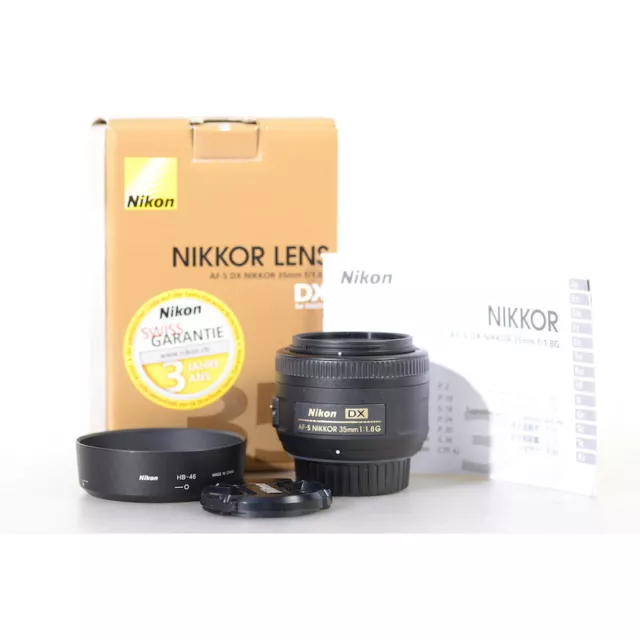 Nikon AF-S Nikkor 35mm 1:1.8 G DX Lens - 1,8/35 G DX Standardobjektiv