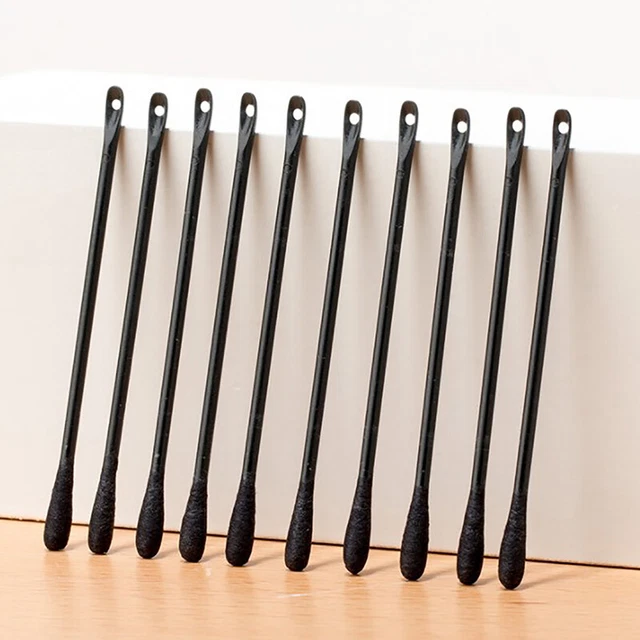 50pcs Acne Cotton Swab Earswab Pick Blackhead Squeeze Makeup Cotton Swab St*tz 4