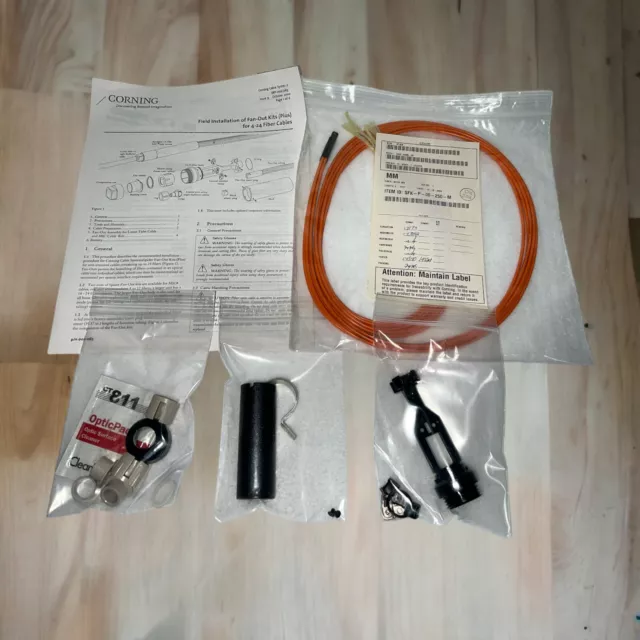 Corning Cable Anixter Spider 250 MM 6F Field SFK-P-06-250-M  3.0MM LEGS, 6-FIBER