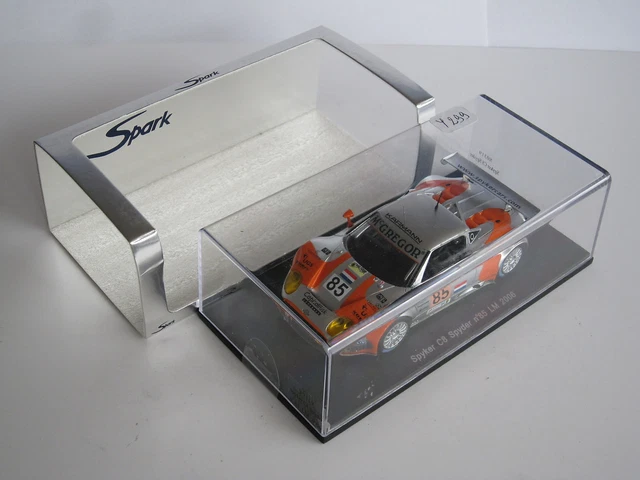 B98 1:43 SPARK SPYKER C8 DOUBLE 12 #85 LE MANS 2002 MIB