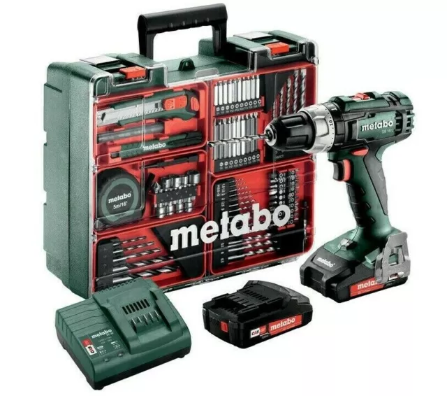 Metabo 18V Akku-Schlagbohrschrauber SB 18 L Set inkl. 2x2Ah Akkus (602317870)