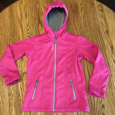 Girl's Reebok Hooded Jacket - Fleece Lined - Pink - Size 10 / 12
