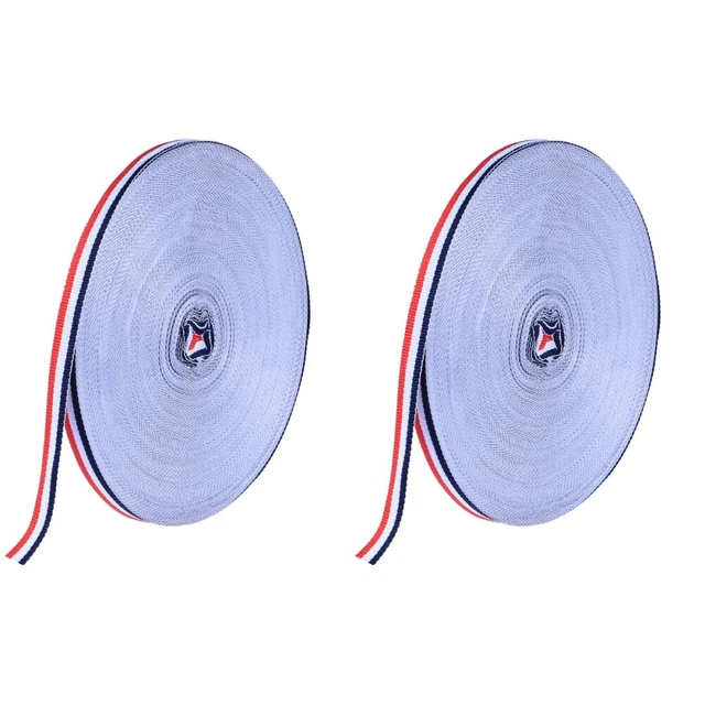 2 stücke 1 cm Streifen Ribbon 50m / Rolle für Kostümbeutel Geschenke, die Party
