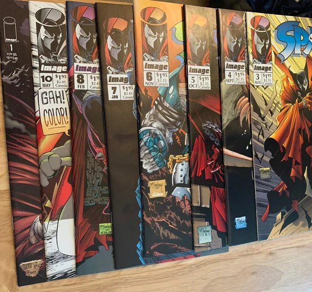 Spawn Comics Lot 8 - #3 4 (w/coupon) 5 6 7 8 10-The Undead #1 - VF/NM - NM+