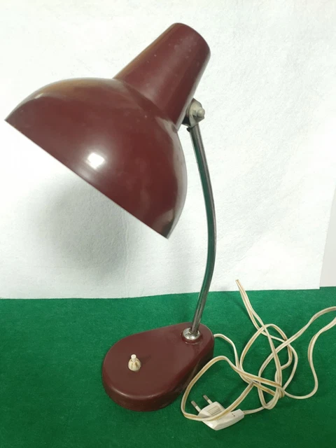 Lampada Ministeriale Seminara Torino Vintage da Tavolo Anni 70 Industriale