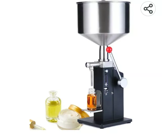 Manual Paste Liquid Filling Machine 5-50Ml Bottle Filler Adjustable Bottle Filli