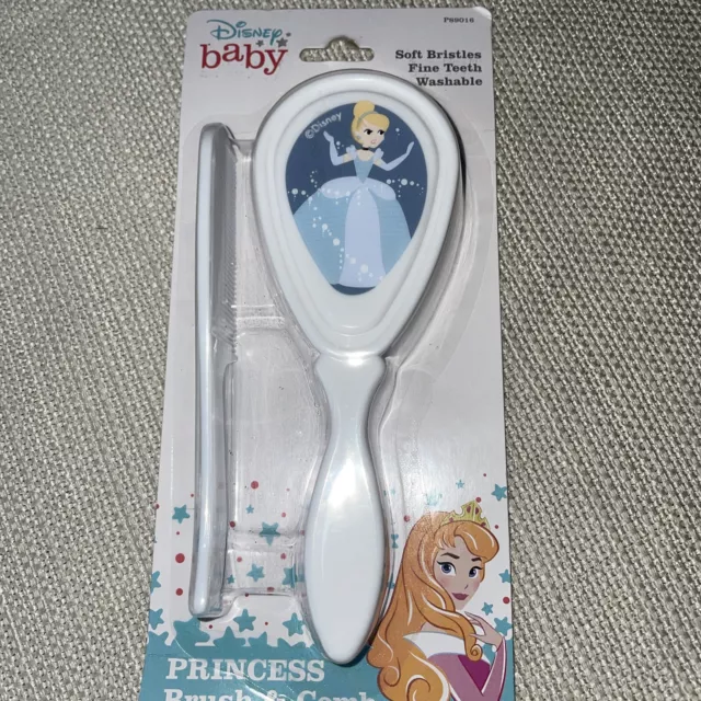 Disney Princess Baby Soft Brush w/ Comb Set Cinderella