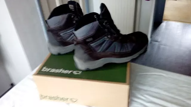 BRASHER LITHIUM GTX Ladies Hiking Walking Boots Smoked Flint UK size 7 19.99 PicClick UK