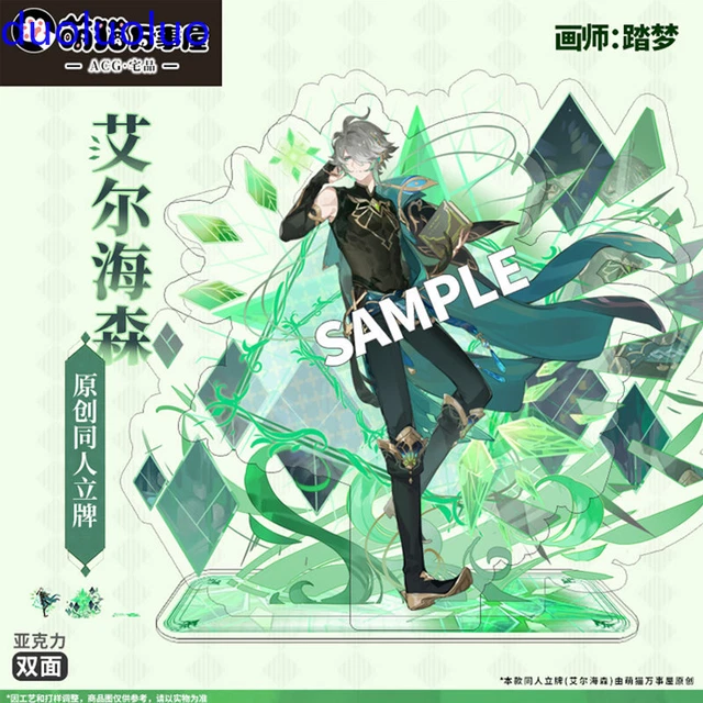 Acrylic Stand Figure Genshin Impact Character Alhaitham Anime Desktop Decor Gift