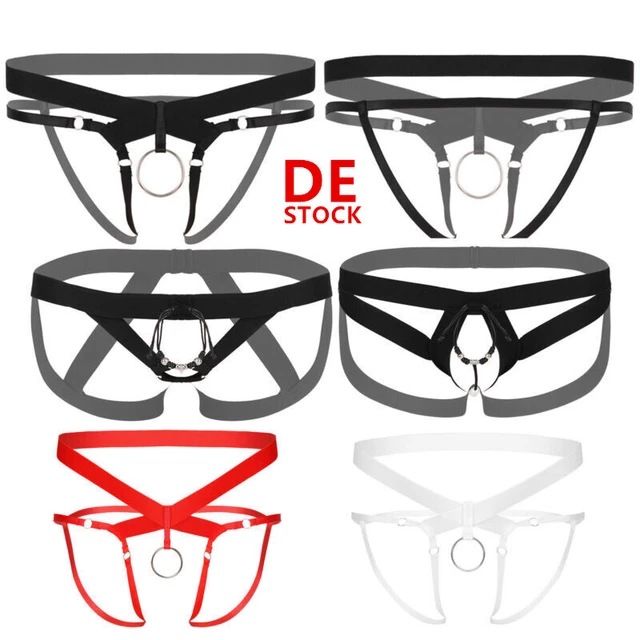 Iixpin Herren Sissy Ouvert G-String Tanga Sexy Panties Brazilian Slip Unterhose Unterwäsche