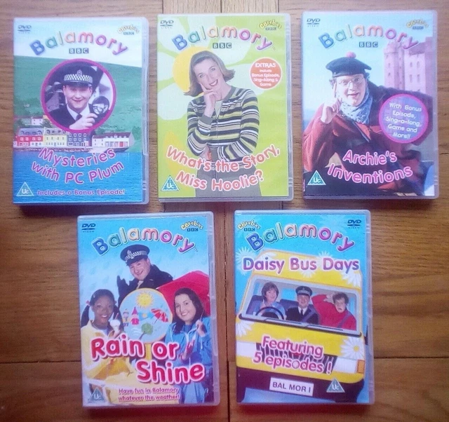 CBEEBIES BALAMORY DVD Set Of 5 DVDs Bundle Children s Kids Gift BBC Box 