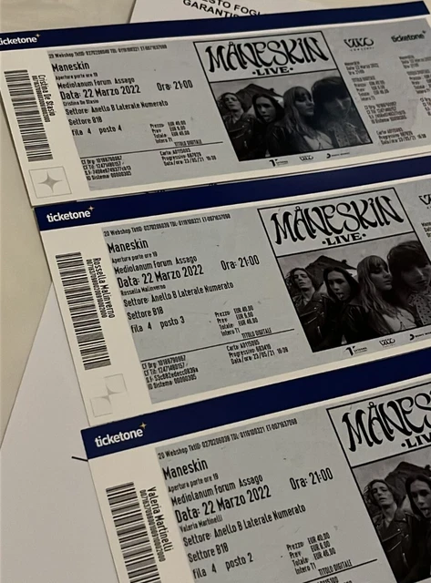 Concerto Maneskin Milano 3 Aprile 2023