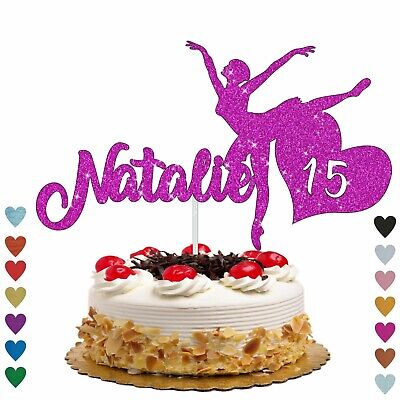 Ballerina Cake Topper Personalizzato Ragazze Compleanno Cake Topper Ballerina cake topper