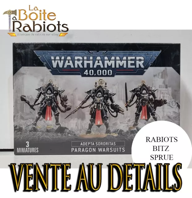 Warhammer 40000 Sisters of Battle Parangon warsuits Vente au détail Spare parts