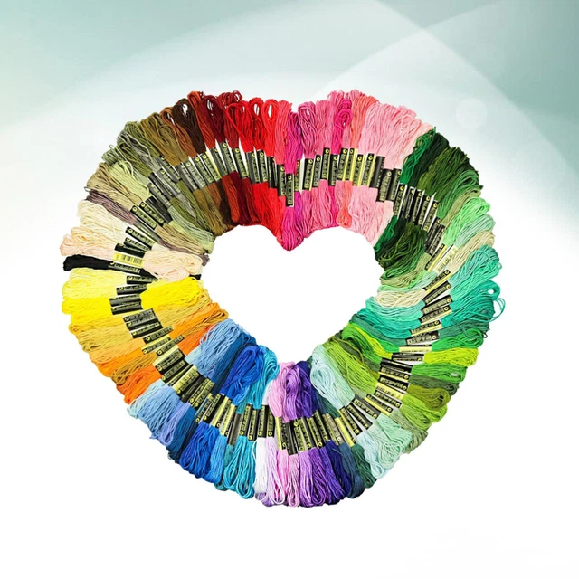 Kit de hilo de bordado de 100 colores hilo de bordar hilo hilo de poliéster hilo de bordar hilo de hilo